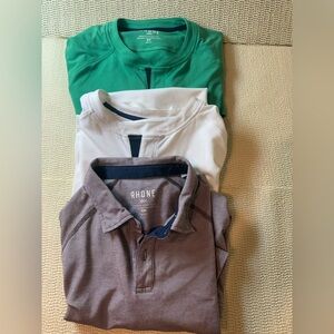 Ser 3 Rhone Mens T shirt S/P green,white and purple